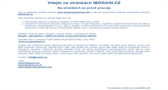 Desktop Screenshot of ibogain.cz